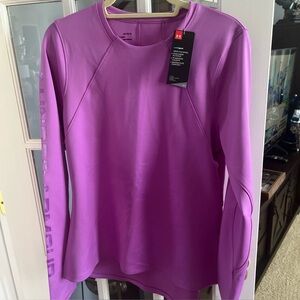 Under Armour Women's Cold Gear Purple Long Sleeve Top